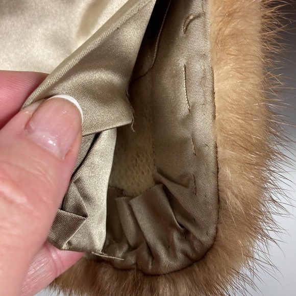 VINTAGE David Graff Albany 50’s Mink Cape - Picture 12 of 14